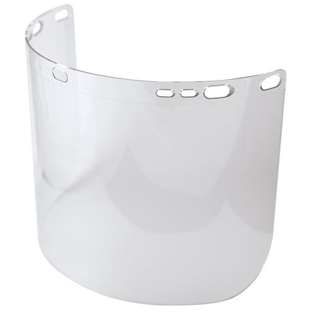 Jackson Safety Visor, F20, Face Shield, Polycarbonate, Clear, Bound 29106